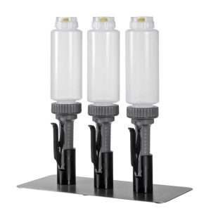 FIFO Portion Controlled Sauce Dispenser Countertop Kit (3 stand)