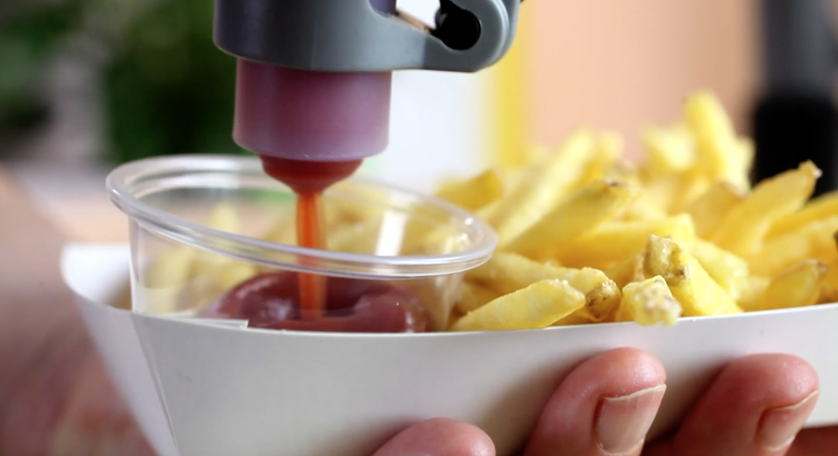 FIFO Portion Controlled Sauce Dispenser Countertop Kit (4 stand)