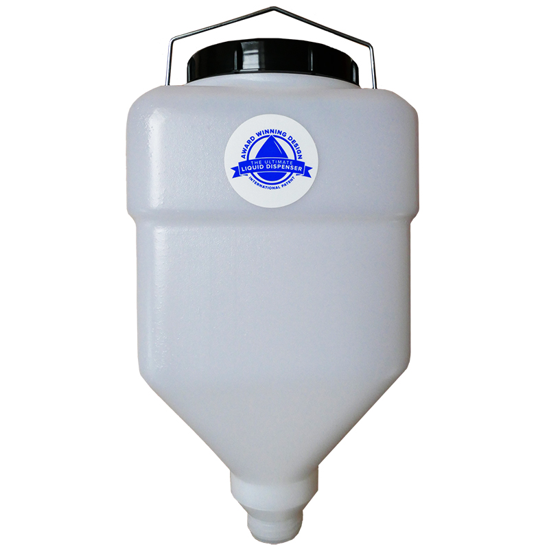 Ultimate gravity-fed refillable dispenser